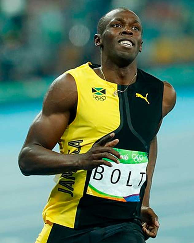 Foto de atleta Usain Bolt